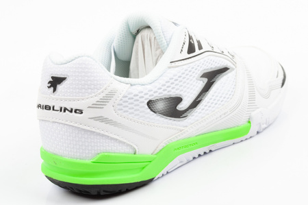 Joma buty męskie sportowe Dribling 2602 halowe obuwie piłkarskie białe