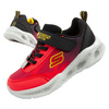 Buty sportowe dziecięce Skechers S Lights-Meteor [401495N/RDBK] LED