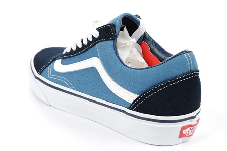 Vans Old Skool buty sportowe męskie trampki skóra modne niebieskie