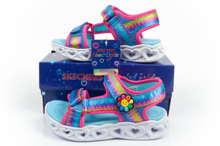 Buty sandały Skechers [302675L/MLT] LED