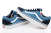 Vans Old Skool buty sportowe męskie trampki skóra modne niebieskie