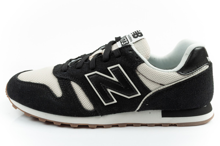New Balance 373 buty sportowe męskie sneakersy modne czarne skórzane
