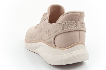 Skechers buty sportowe damskie Bobs Squad Chaos SLIP-INS beżowe