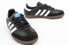 Adidas buty sportowe sneakersy Samba OG modne skórzane czarne