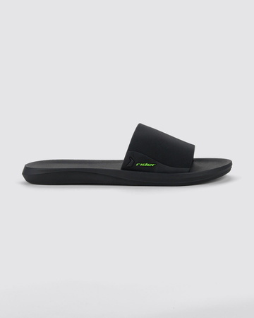 Rider buty klapki męskie sportowe Feel Slide wygodne czarne laczki