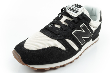 New Balance 373 buty sportowe męskie sneakersy modne czarne skórzane