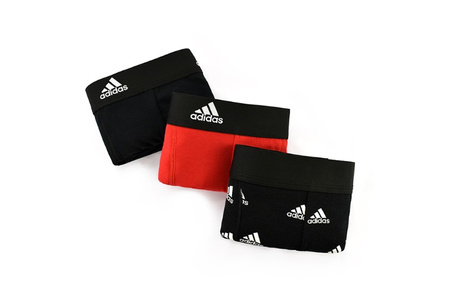 Bokserki majtki Adidas [4A1M02 ASSORTED] 3PAK