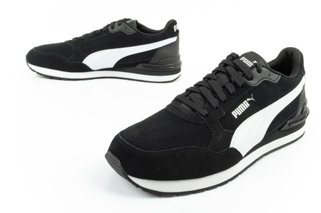 Puma ST Runner v4 buty sportowe sneakersy męskie czarne skóra modne