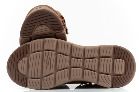 Buty zimowe damskie sportowe Skechers Glacial Ultra-Woodlands [16677/BRN]