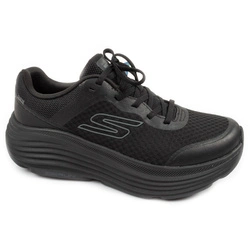 Skechers buty damskie sportowe Max Cushioning do biegania lekkie czarne