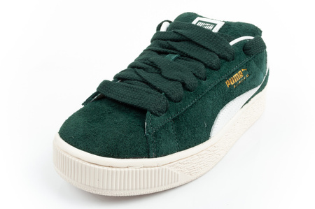  Puma Suede XL Hairy buty sneakersy skóra modne zielone
