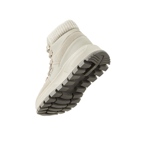 Lee Cooper buty zimowe sportowe damskie jasnoszare botki ocieplane