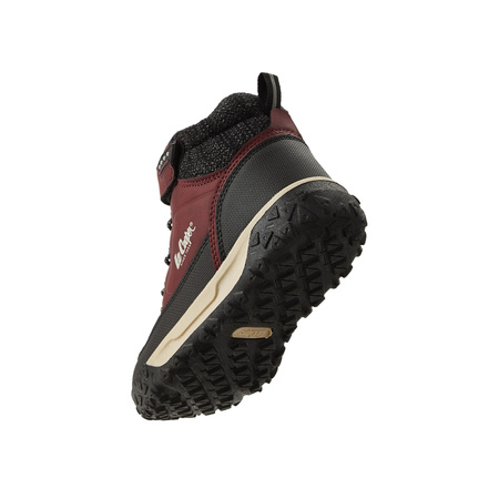 Lee Cooper buty sportowe trzewiki burgundowe za kostkę ocieplane
