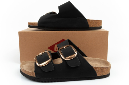 Lee Cooper buty laczki damskie klapki wsuwane czarne wygodne lekkie