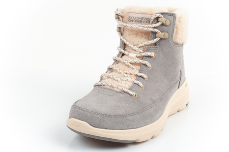 Buty zimowe damskie sportowe Skechers Glacial Ultra-Woodlands [16677/GRY]