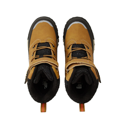 Lee Cooper buty sportowe trzewiki brązowe za kostkę ocieplane na rzep
