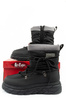 Lee Cooper buty sportowe damskie zimowe trekkingowe ocieplane czarne szare