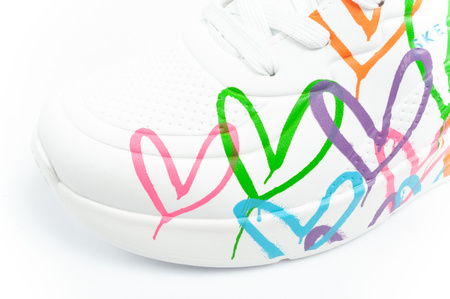 Skechers Uno Lite buty sneakersy sportowe damskie białe wygodne