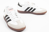 Adidas buty sportowe sneakersy Samba modne skórzane białe