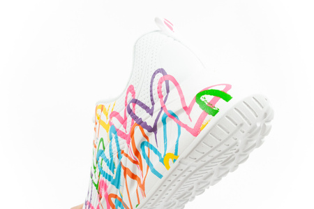  Skechers Uno Lite buty sneakersy sportowe damskie białe wygodne