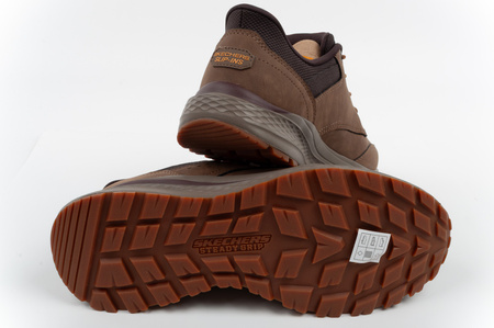 Skechers buty męskie Slade Ultra Slip-ins brązowe wsuwane wygodne