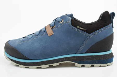 Aku Bellamont Gore-tex buty trekkingowe damskie wytrzymałe turystyczne niebieskie